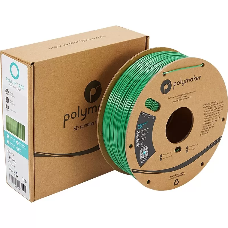 PolyLite Filament ABS Grün - 2.85mm - 1 kg PolyLite Filament ABS Grün - 2.85mm - 1 kg