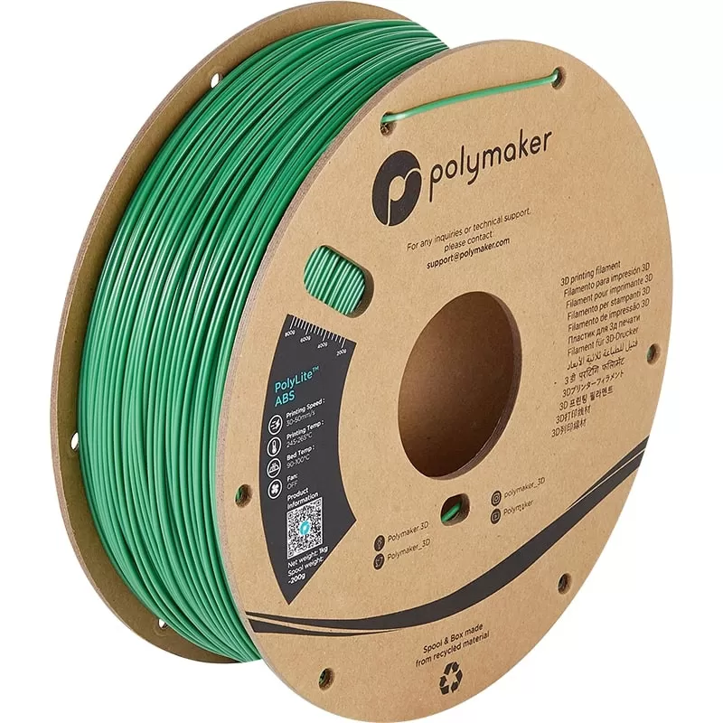 ABS PolyLite Grün - 2.85mm - 1 kg ABS PolyLite Grün - 2.85mm - 1 kg