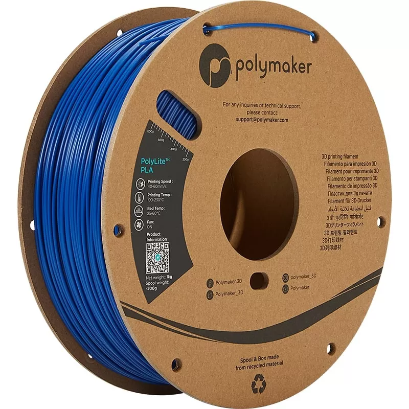 PolyLite PLA Blau - 2.85mm - 1 kg PolyLite PLA Blau - 2.85mm - 1 kg