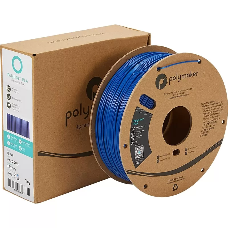 PolyLite-Packung PLA Blau - 2.85mm - 1 kg PolyLite-Packung PLA Blau - 2.85mm - 1 kg