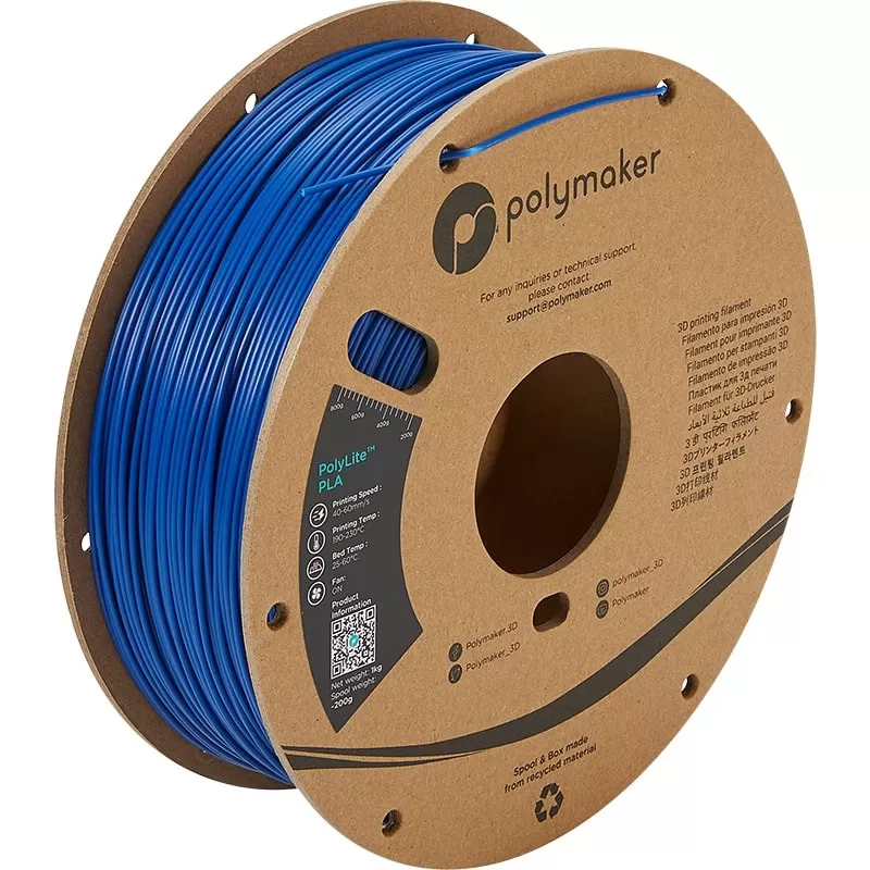 PLA Blau Polymaker - 2.85mm - 1 kg PLA Blau Polymaker - 2.85mm - 1 kg