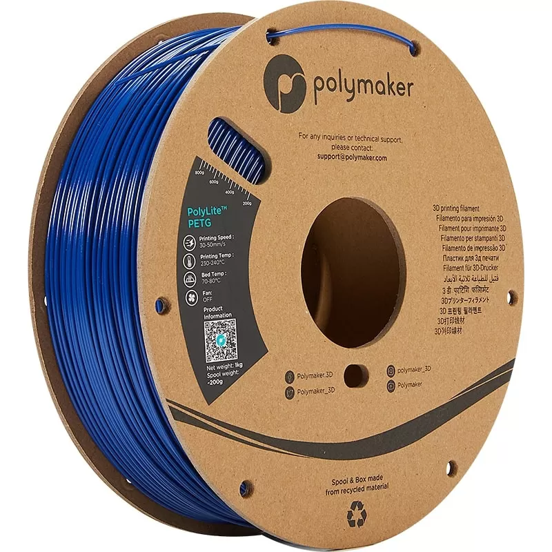 PolyLite PETG Blau - 2.85mm - 1 kg