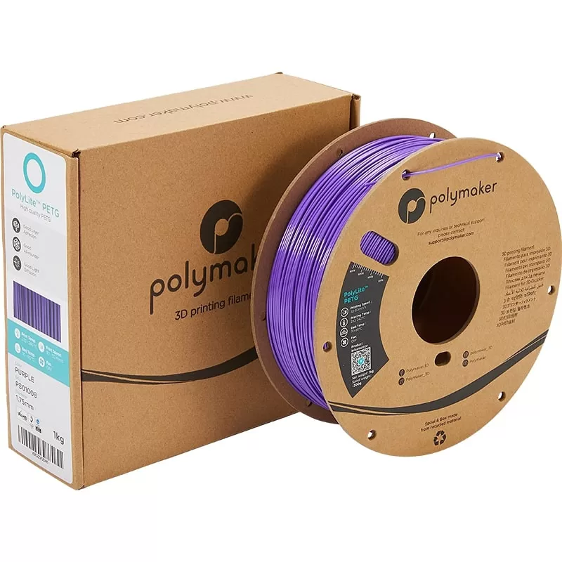 Verpackung PolyLite PETG Violett - 1.75mm - 1 kg Verpackung PolyLite PETG Violett - 1.75mm - 1 kg