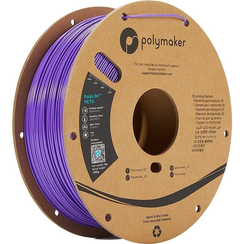 PolyLite PETG Violett - 2.85mm - 1 kg PolyLite PETG Violett - 2.85mm - 1 kg