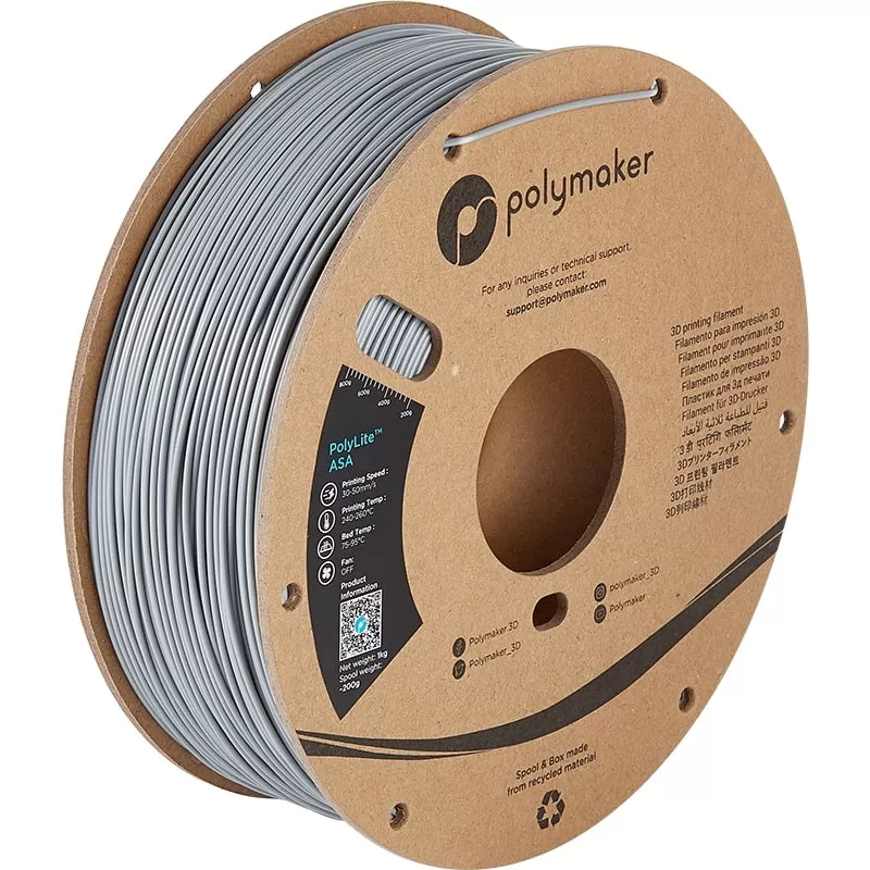 Filament ASA Grau - 2.85mm - 1 kg Filament ASA Grau - 2.85mm - 1 kg
