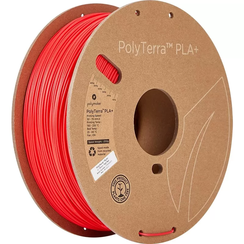 PolyTerra+ PLA Rot - 1.75mm - 1 kg PolyTerra+ PLA Rot - 1.75mm - 1 kg
