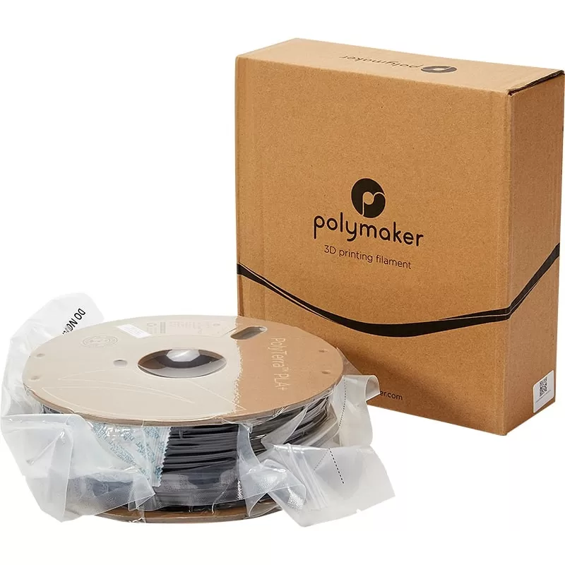 Verpackung PolyTerra PLA+ Schwarz - 1.75mm - 1 kg Verpackung PolyTerra PLA+ Schwarz - 1.75mm - 1 kg