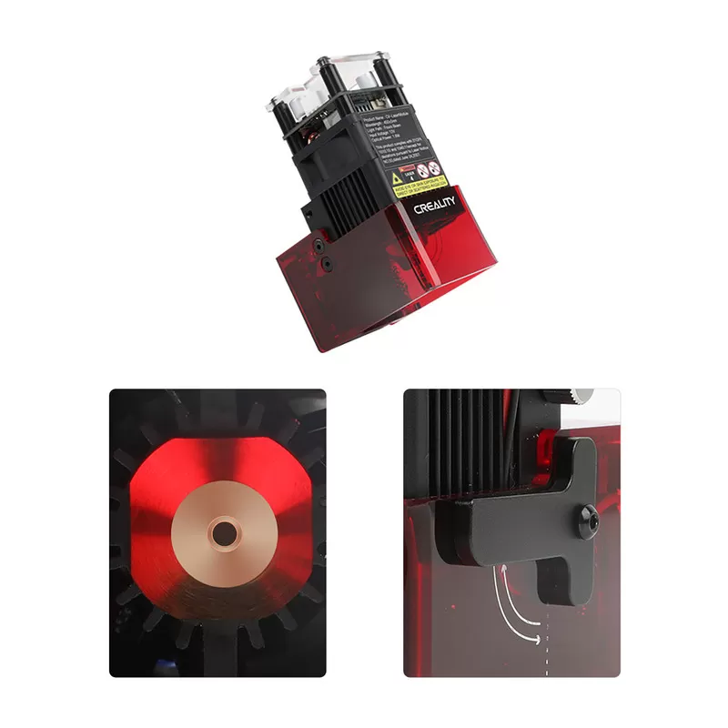 Lasermodul für Creality Ender 3 S1 und S1 Pro (24V 1.6W) Betrieb Lasermodul für Creality Ender 3 S1 und S1 Pro (24V 1.6W) Betrieb