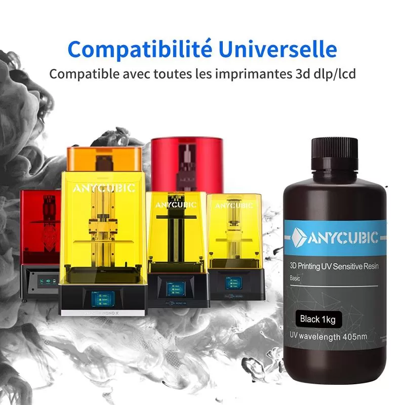 Kompatibilität Standardresin Schwarz Anycubic - 1Kg Kompatibilität Standardresin Schwarz Anycubic - 1Kg