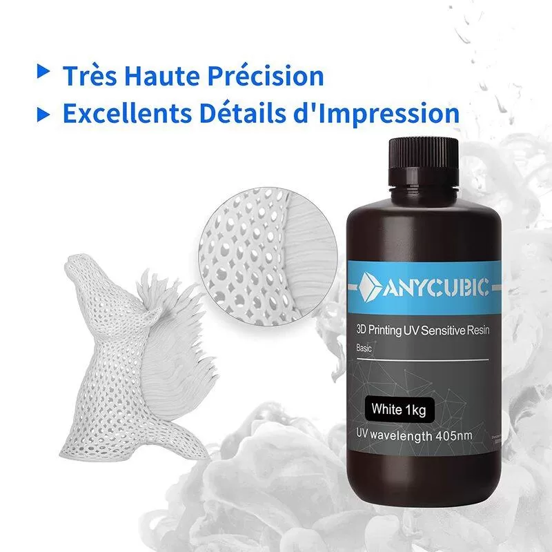 Präzision Standardresin Weiß Anycubic - 1000 ml Präzision Standardresin Weiß Anycubic - 1000 ml