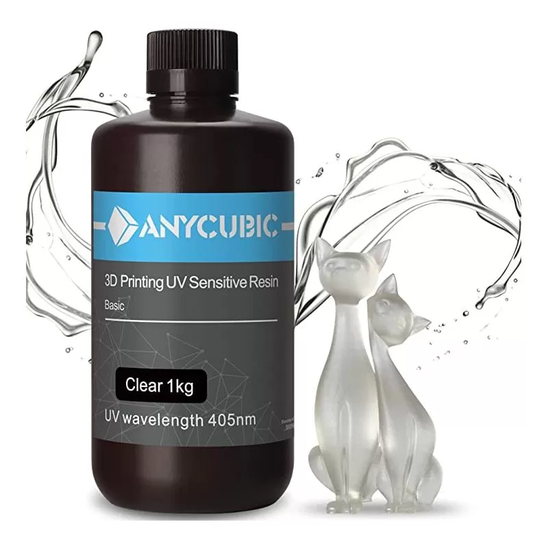 Standardresin Transparent Anycubic - 1 kg Standardresin Transparent Anycubic - 1 kg