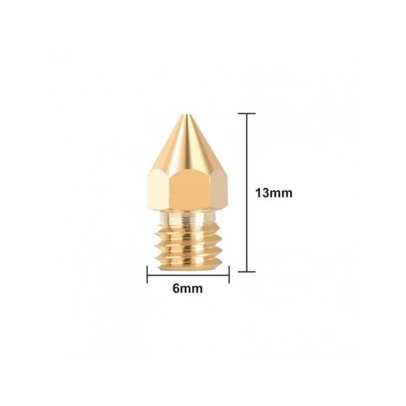 Satz von 2 Messingdüsen MK8 Forshape 0.5mm Satz von 2 Messingdüsen MK8 Forshape 0.5mm