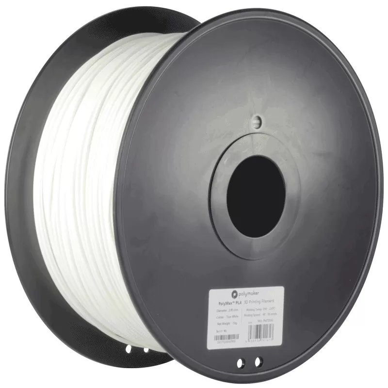PolyMax PLA Weiß - 1.75mm - 3 kg PolyMax PLA Weiß - 1.75mm - 3 kg
