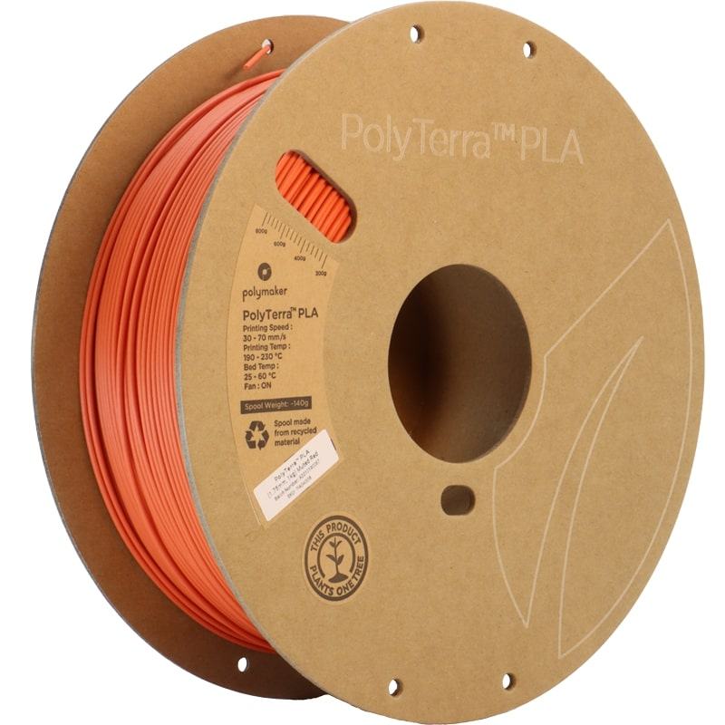 PolyTerra PLA Muted Red (Rot) - 1.75mm - 1 kg PolyTerra PLA Muted Red (Rot) - 1.75mm - 1 kg