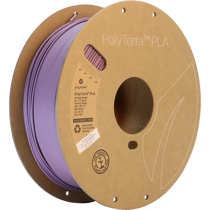 PolyTerra PLA Muted Purple (Violett) - 1.75mm - 1 kg PolyTerra PLA Muted Purple (Violett) - 1.75mm - 1 kg