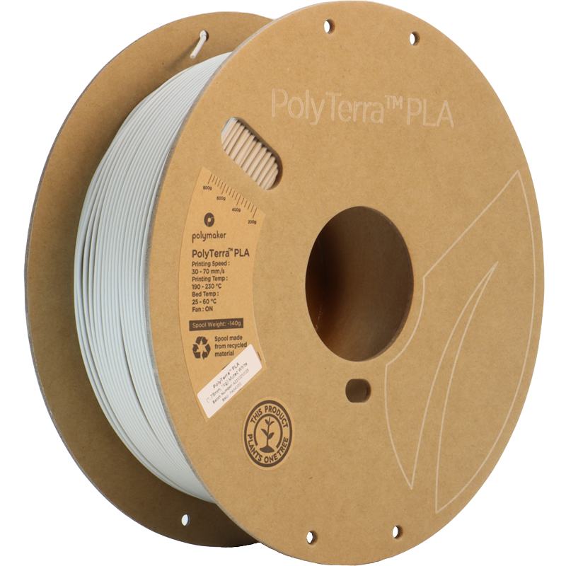 PolyTerra PLA Muted White (Weiß) - 1.75mm - 1 kg PolyTerra PLA Muted White (Weiß) - 1.75mm - 1 kg