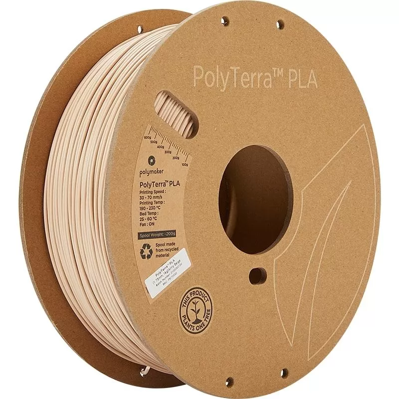 PolyTerra PLA Army Beige (Armeebeige) - 1.75mm - 1 kg PolyTerra PLA Army Beige (Armeebeige) - 1.75mm - 1 kg