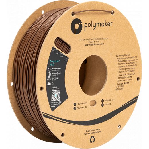 PolyLite PLA Braun - 1.75mm - 1 kg