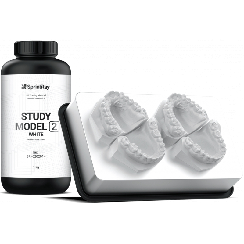 Harz SprintRay Study Model White 2 - 1 kg Harz SprintRay Study Model White 2 - 1 kg