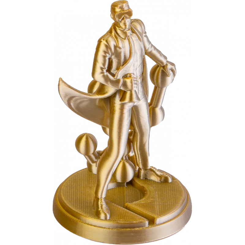 Polylite Dual Silk PLA Crown Gold-Silver - 1.75mm - 1 kg Polylite Dual Silk PLA Crown Gold-Silver - 1.75mm - 1 kg