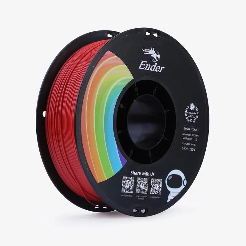 Creality Ender PLA+ Rot - 1.75mm - 1 kg Creality Ender PLA+ Rot - 1.75mm - 1 kg