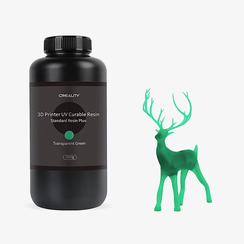 Harz Standard Rigid Grün Transparent Creality - 1 kg Harz Standard Rigid Grün Transparent Creality - 1 kg