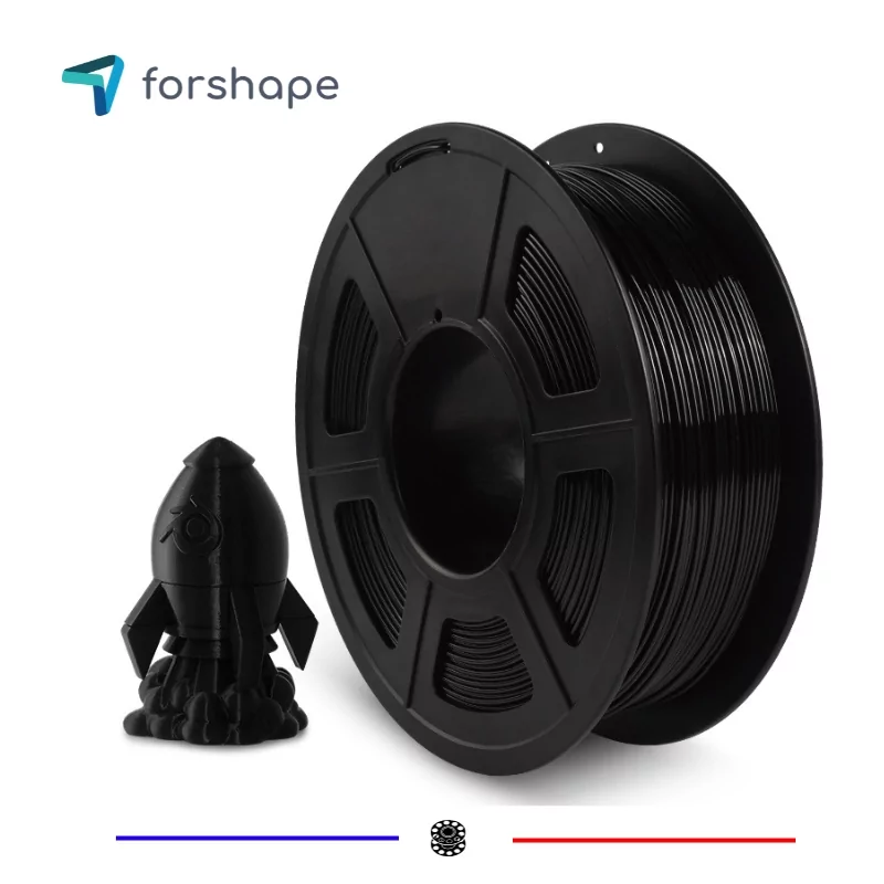 ecoPETG Schwarz Forshape - 1.75mm - 1 kg ecoPETG Schwarz Forshape - 1.75mm - 1 kg