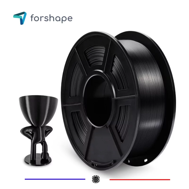 ecoPLA Silk Schwarz Forshape - 1.75mm - 1 kg ecoPLA Silk Schwarz Forshape - 1.75mm - 1 kg