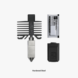 Hotend mit gehärteter 0,4 mm Stahldüse für Bambu Lab X1 / P1 Serie
