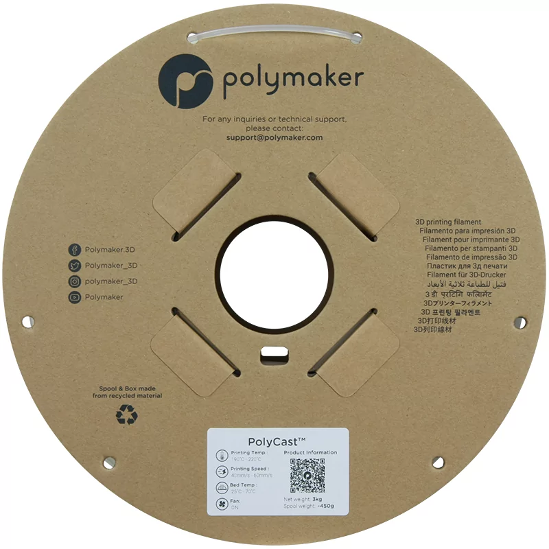 PolyCast Natural - 2.85mm - 3 kg PolyCast Natural - 2.85mm - 3 kg