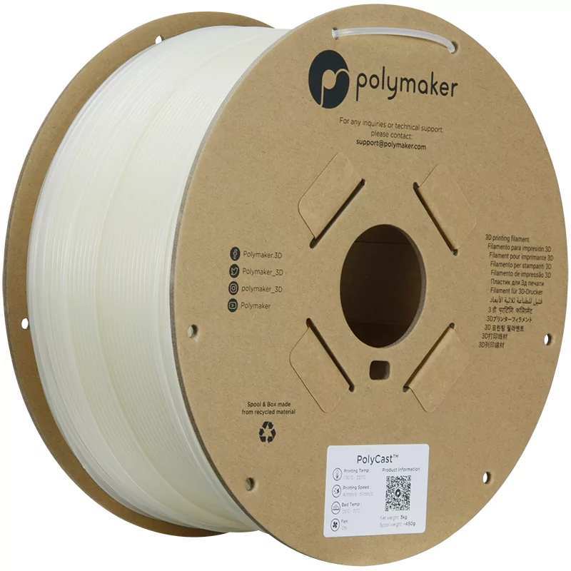 PolyCast Natural - 2.85mm - 3 kg PolyCast Natural - 2.85mm - 3 kg