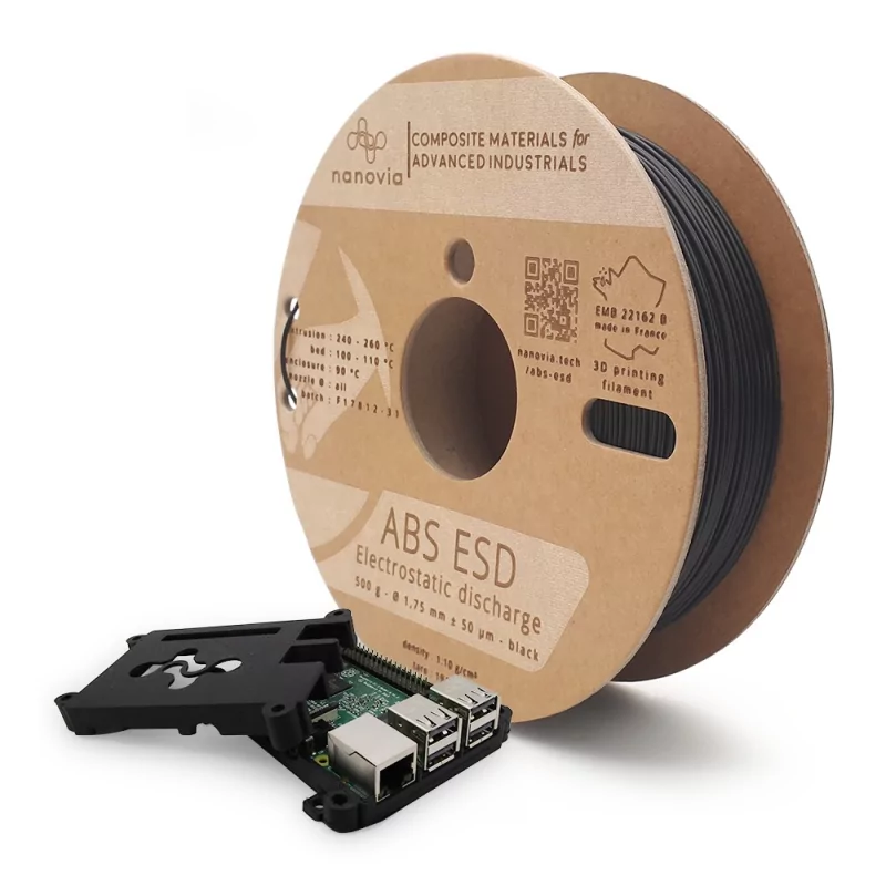 ABS ESD Nanovia (antistatische Wirkung) - 1.75mm - 500 g ABS ESD Nanovia (antistatische Wirkung) - 1.75mm - 500 g