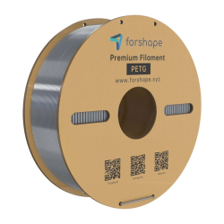 Forshape Premium Silber PETG – 1,75mm – 1Kg