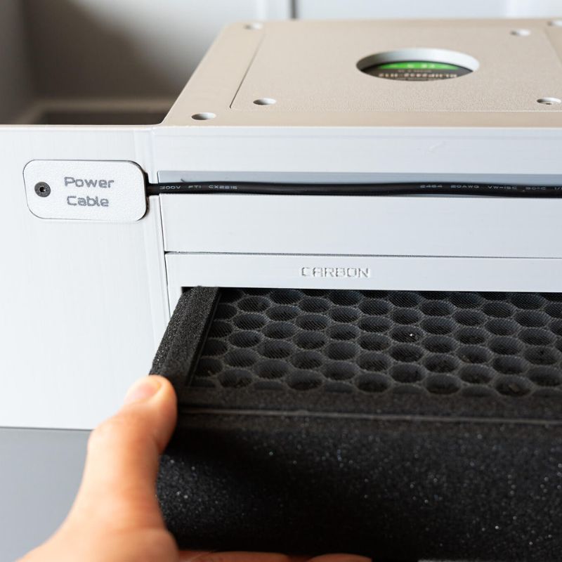 HEPA14- und Aktivkohlefiltration