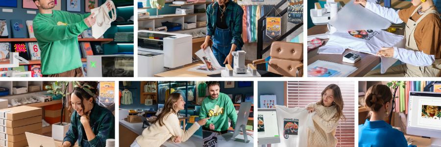 xTool Apparel Printer Anwendung