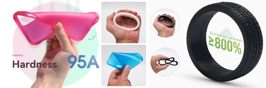 eSun TPU‑95A Filament Schwarz