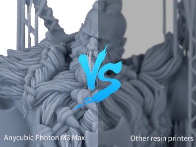 Anycubic Photon M3 Max Großformatdrucker mit feinen Details 7k
