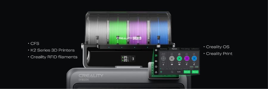 Mehrfarbdruck mit dem Creality K2 Pro Combo