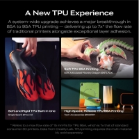 Drucken flexibler TPU-Bauteile mit dem Creality K3