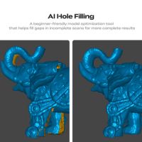 KI-Funktionen des 3D-Scanners Creality Pika