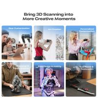 Anwendungen des 3D-Scanners Creality Pika