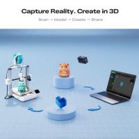 Scan-to-CAD-, Scan-to-Print- und Scan-to-Create-Anwendungen mit dem Creality Pika