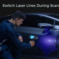 EinScan Rigil blauer Laserscanner