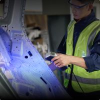 Revopoint MetroX Pro gekreuzte Laserlinien