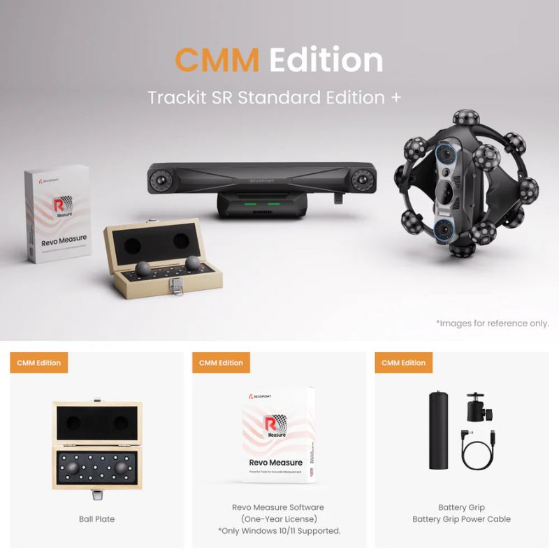 CMM-Modus des Revopoint Trackit SR